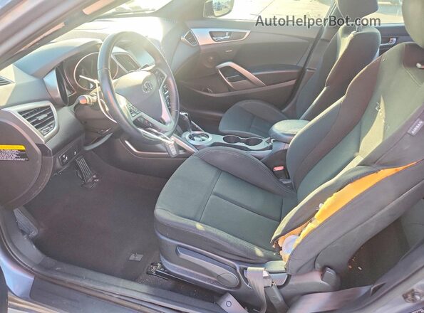 KMHTC6AD1HU314443 2017 HYUNDAI VELOSTER Gray 