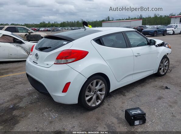 KMHTC6AD2GU256406 2016 HYUNDAI VELOSTER White Rear right