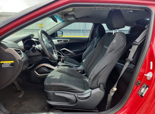 KMHTC6AD2GU268328 2016 HYUNDAI VELOSTER Red 