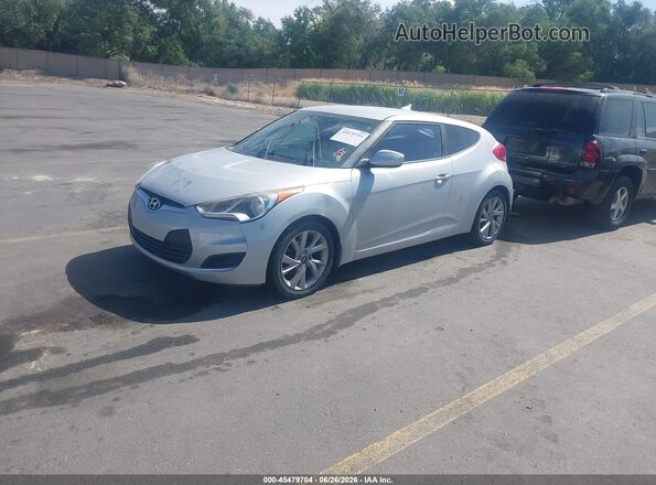 KMHTC6AD2GU286943 2016 HYUNDAI VELOSTER Silver Առջևի ձախ երեք քառորդ տեսարան