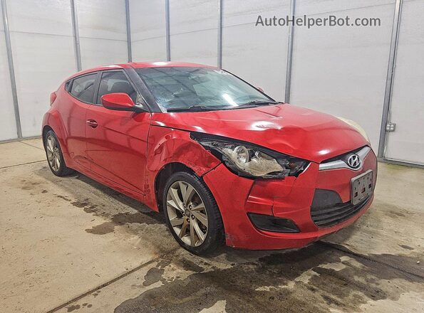 KMHTC6AD2GU287137 2016 HYUNDAI VELOSTER Red 