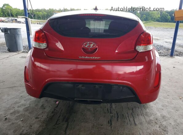 KMHTC6AD3GU253501 2016 HYUNDAI VELOSTER Red Вид ззаду