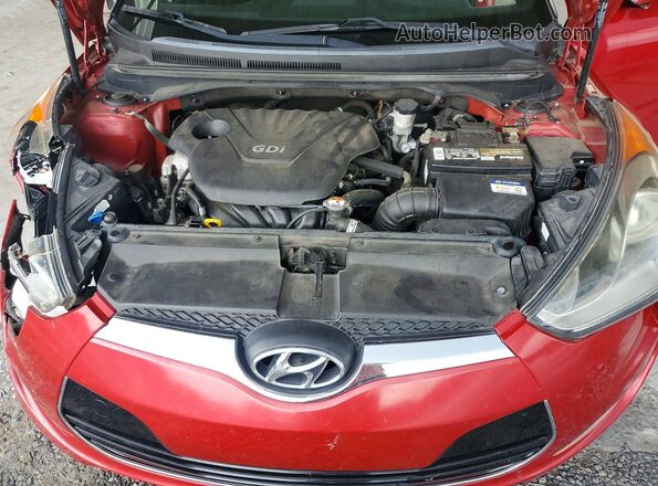 KMHTC6AD3GU253501 2016 HYUNDAI VELOSTER Red Вид задньої частини салону