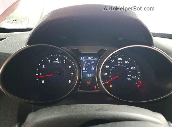 KMHTC6AD3GU253501 2016 HYUNDAI VELOSTER Red Вид щитка приладів