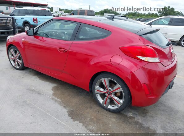 KMHTC6AD3GU267737 2016 HYUNDAI VELOSTER Red უკანა მარცხენა