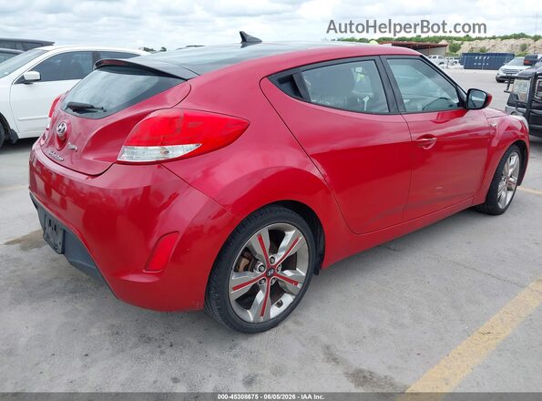 KMHTC6AD3GU267737 2016 HYUNDAI VELOSTER Red უკანა მარჯვენა