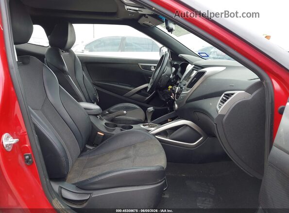 KMHTC6AD3GU267737 2016 HYUNDAI VELOSTER Red წინა სალონის ხედი
