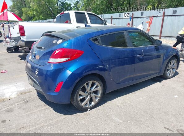 KMHTC6AD3GU288202 2016 HYUNDAI VELOSTER Blue Tył prawy