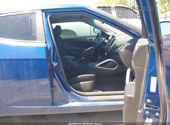 KMHTC6AD3GU288202 2016 HYUNDAI VELOSTER Blue Widok wnętrza z przodu