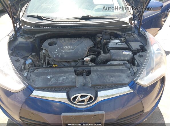 KMHTC6AD3GU288202 2016 HYUNDAI VELOSTER Blue Widok z tyłu