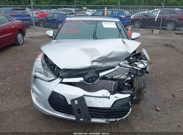 KMHTC6AD3HU317800 2017 HYUNDAI VELOSTER Silver Вид щитка приладів
