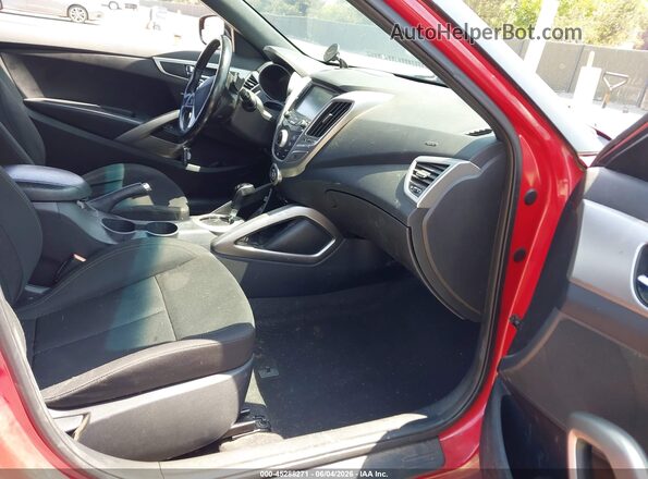 KMHTC6AD3HU318994 2017 HYUNDAI VELOSTER Red Սալոնի դիմացի տեսք