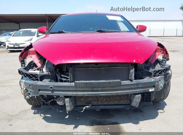 KMHTC6AD3HU318994 2017 HYUNDAI VELOSTER Red Սալոնի հետևի տեսք