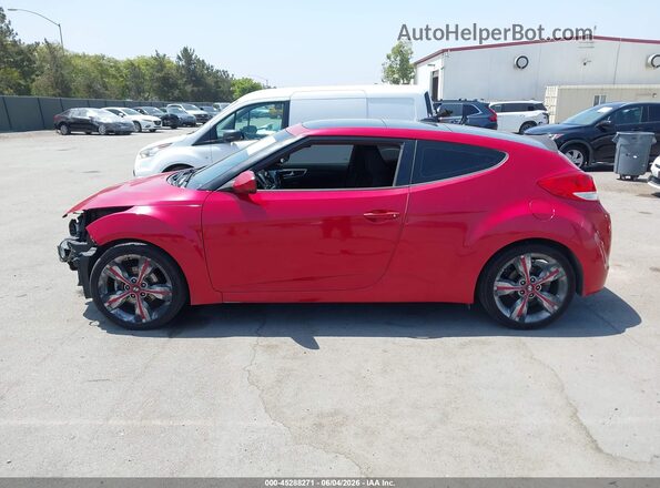 KMHTC6AD3HU318994 2017 HYUNDAI VELOSTER Red 