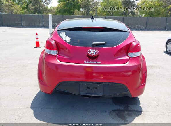 KMHTC6AD3HU318994 2017 HYUNDAI VELOSTER Red 
