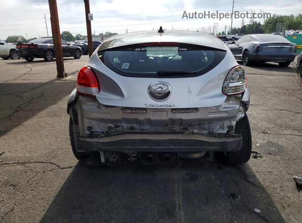 KMHTC6AD3HU321362 2017 HYUNDAI VELOSTER Silver Հետևի տեսք