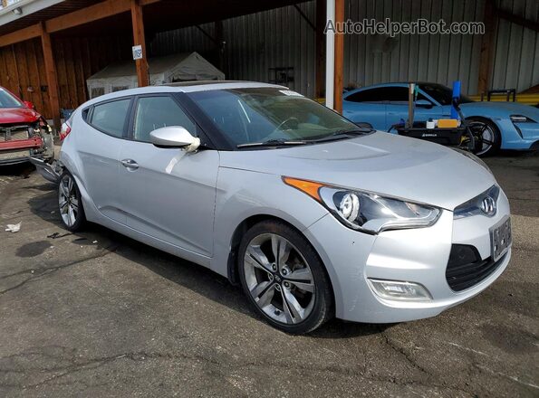 KMHTC6AD3HU321362 2017 HYUNDAI VELOSTER Silver Առջևի աջ