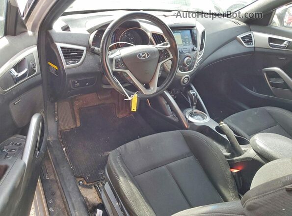 KMHTC6AD3HU321362 2017 HYUNDAI VELOSTER Silver Առջևի վահանակի տեսք