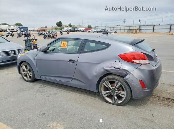 KMHTC6AD4GU253748 2016 HYUNDAI VELOSTER Gray 