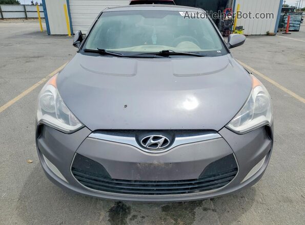 KMHTC6AD4GU253748 2016 HYUNDAI VELOSTER Gray 