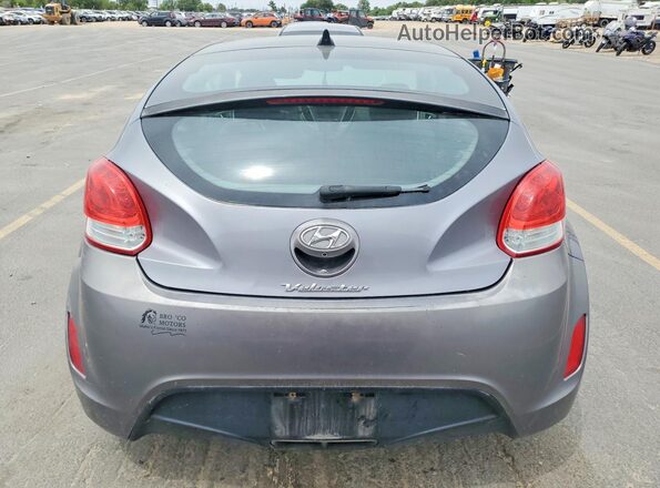 KMHTC6AD4GU253748 2016 HYUNDAI VELOSTER Gray 