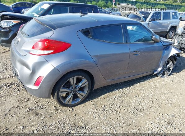 KMHTC6AD4GU261798 2016 HYUNDAI VELOSTER Серый Задняя правая четверть