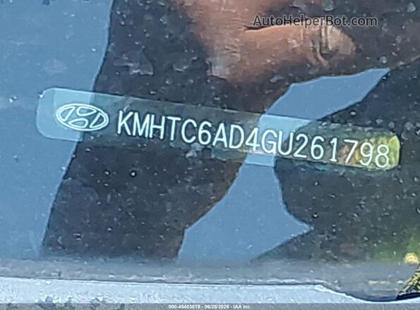 KMHTC6AD4GU261798 2016 HYUNDAI VELOSTER Серый Вид щитка приборов