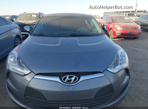 KMHTC6AD4GU291464 2016 HYUNDAI VELOSTER Gray Դիմացի տեսք
