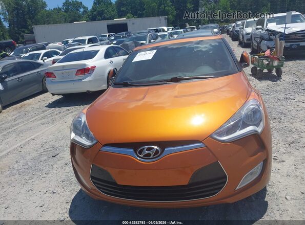 KMHTC6AD4GU293845 2016 HYUNDAI VELOSTER Orange Вид щитка приладів
