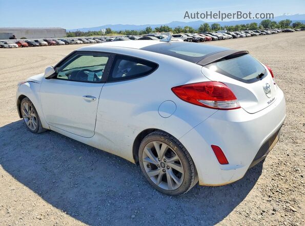 KMHTC6AD4HU304845 2017 HYUNDAI VELOSTER White Rear left