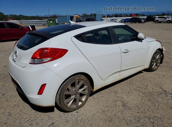 KMHTC6AD4HU304845 2017 HYUNDAI VELOSTER White Rear right
