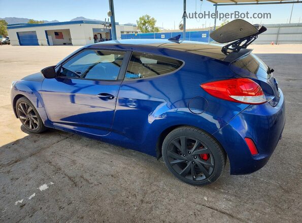 KMHTC6AD4HU311553 2017 HYUNDAI VELOSTER Blue Задня ліва чверть