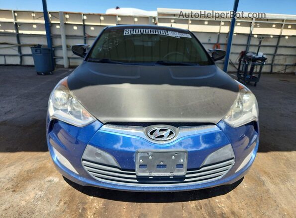 KMHTC6AD4HU311553 2017 HYUNDAI VELOSTER Blue Вид спереду