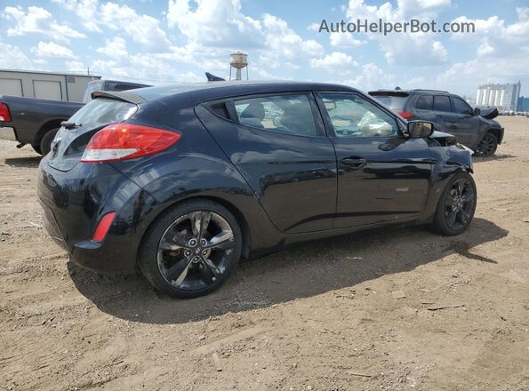 KMHTC6AD4HU321970 2017 HYUNDAI VELOSTER Черный Задняя правая четверть