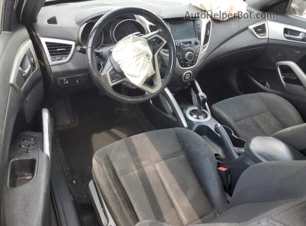 KMHTC6AD4HU321970 2017 HYUNDAI VELOSTER Черный Вид панели приборов