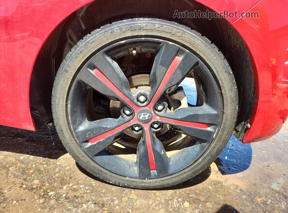 KMHTC6AD4HU324481 2017 HYUNDAI VELOSTER Red 