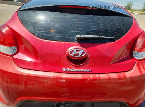 KMHTC6AD4HU324481 2017 HYUNDAI VELOSTER Red 