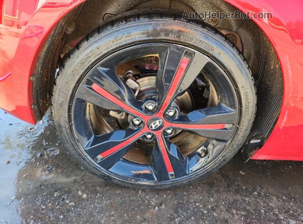 KMHTC6AD4HU324481 2017 HYUNDAI VELOSTER Red 