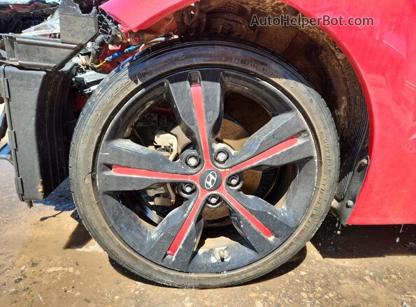 KMHTC6AD4HU324481 2017 HYUNDAI VELOSTER Red 