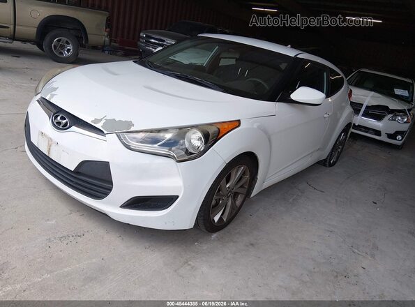 KMHTC6AD5GU266640 2016 HYUNDAI VELOSTER White Առջևի ձախ երեք քառորդ տեսարան