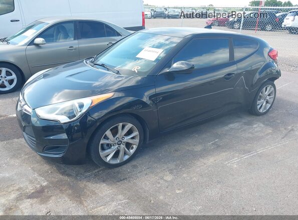 KMHTC6AD5GU274687 2016 HYUNDAI VELOSTER Black Przód lewy