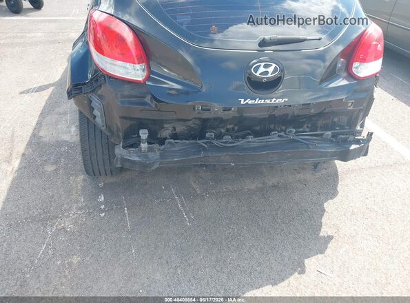 KMHTC6AD5GU274687 2016 HYUNDAI VELOSTER Black Widok wnętrza z tyłu