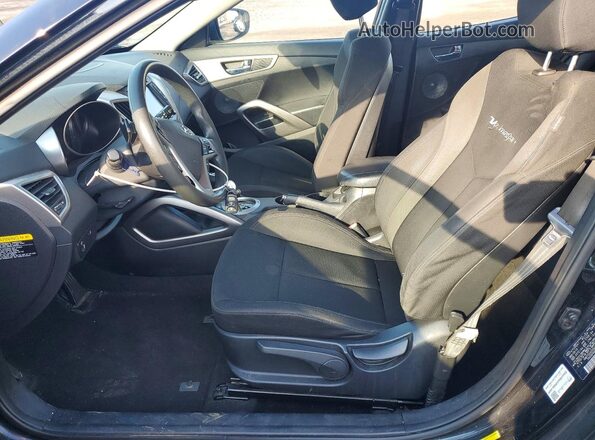 KMHTC6AD5GU295121 2016 HYUNDAI VELOSTER Black Vista interior delantera