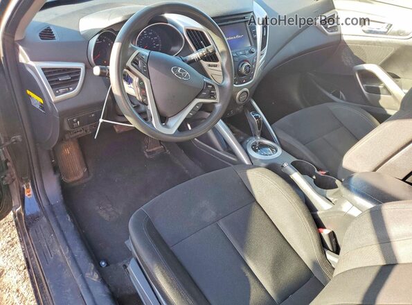 KMHTC6AD5GU295121 2016 HYUNDAI VELOSTER Black Vista del salpicadero