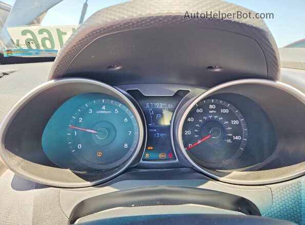 KMHTC6AD5HU323520 2017 HYUNDAI VELOSTER Black Вид щитка приладів
