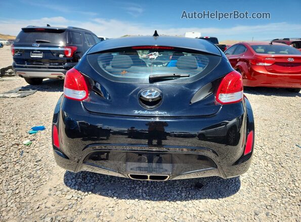 KMHTC6AD5HU323520 2017 HYUNDAI VELOSTER Black Вид ззаду