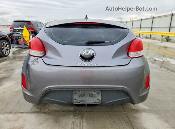 KMHTC6AD6HU305091 2017 HYUNDAI VELOSTER Gray Widok z tyłu