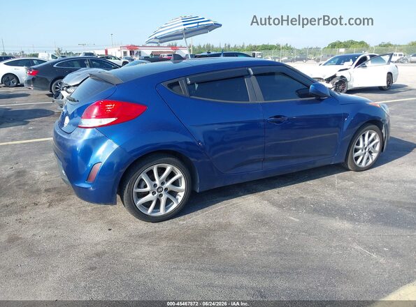 KMHTC6AD6HU305706 2017 HYUNDAI VELOSTER Blue Հետևի աջ