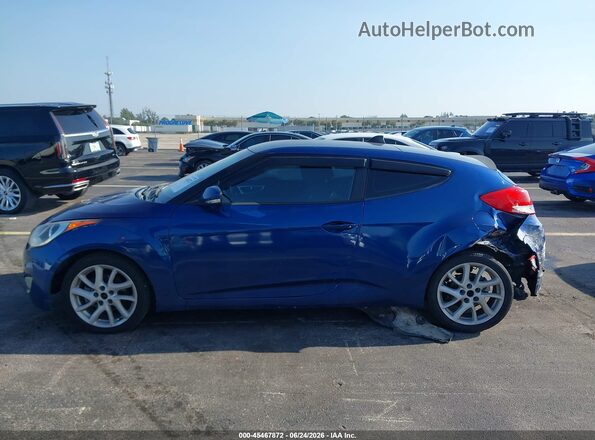 KMHTC6AD6HU305706 2017 HYUNDAI VELOSTER Blue Սալոնի 360 աստիճան տեսք