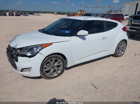 KMHTC6AD6HU310744 2017 HYUNDAI VELOSTER White Przód lewy